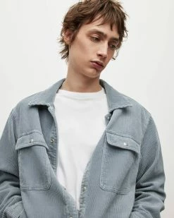 Flash Sale ✔️ Castleford Corduroy 👚 Shirt Como Blue 😍 -Men's Shirts popular shop MA016Y 8168 3