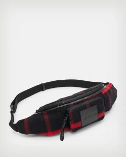 Cheap 🥰 Check Bumbag Red/Black 😉 -Men's Shirts popular shop MB510X 251 4