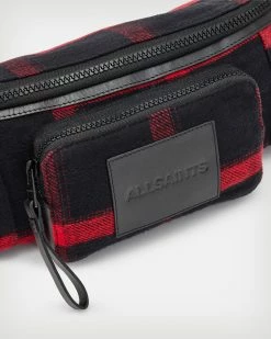 Cheap 🥰 Check Bumbag Red/Black 😉 -Men's Shirts popular shop MB510X 251 5