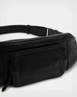 Brand new ⌛ Oppose Leather Bum Bag Black ❤️ 10 Brand new ⌛ Oppose Leather Bum Bag Black ❤️ -Men's Shirts popular shop MB511W 5 5