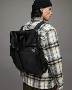 Best Pirce 👏 Force Leather 🎒 Backpack Black 😉 -Men's Shirts popular shop MB532X 5 4