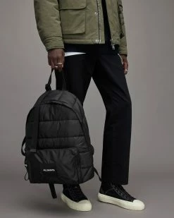 Cheapest 👍 Zone Quilted 🎒 Backpack Black 😉