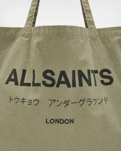 Discount 👏 Underground Shopper Tote Bag NORI GREEN/BLACK 🛒 -Men's Shirts popular shop MB542X 7490 5