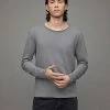 Best Pirce 👍 Figure Long Sleeve Crew T-Shirt Stereo Grey 🎉