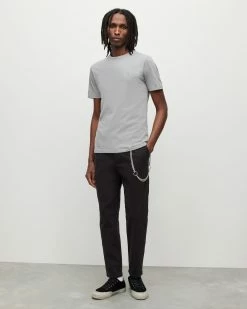 Best Sale ๐ Brace Crew Brushed Cotton T-Shirt Tin Grey ๐ 6 Best Sale ๐ Brace Crew Brushed Cotton T-Shirt Tin Grey ๐ -Men's Shirts popular shop MD150X 5410 3