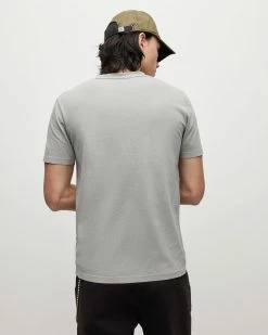 Top 10 😉 Ossage Crew T-Shirt Winter Grey ⭐ -Men's Shirts popular shop MD162X 7913 5