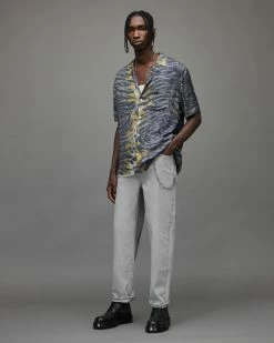 Best deal 🔥 Reeves Loose Fit 👖 Jeans Light Grey 👏 -Men's Shirts popular shop ME023X 103 4