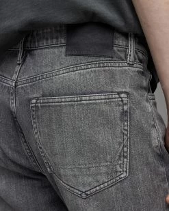 Hot Sale 🎁 Jack Selvedge Tapered Cropped 👖 Jeans Washed Black 👍 -Men's Shirts popular shop ME024X 162 5