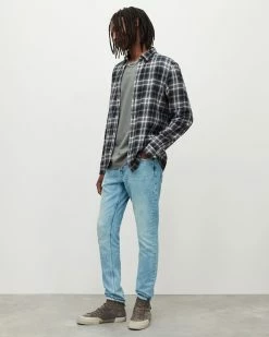 Cheapest ⌛ Cigarette Skinny 👖 Jeans Light Indigo 👏 -Men's Shirts popular shop ME031Y 2160 4