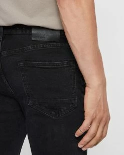 Top 10 🤩 Cigarette Damaged Skinny 👖 Jeans Black 🤩 -Men's Shirts popular shop ME032R 5 5