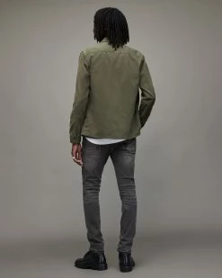 Best deal 👏 Cigarette Damaged Skinny 👖 Jeans Washed Black 😉 -Men's Shirts popular shop ME035X 162 5