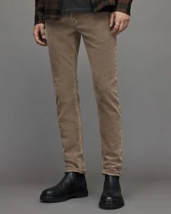 Top 10 🎁 Rex Corduroy Slim 👖 Jeans Mink Brown ❤️ -Men's Shirts popular shop ME036X 5731 2