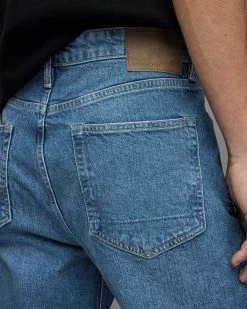 Best deal 👏 Jack Cropped Tapered 👖 Jeans Pop Blue Indigo 🌟 -Men's Shirts popular shop ME042X 8054 5