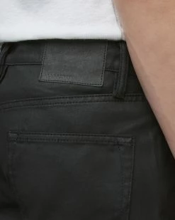 Wholesale 👍 Dean Cropped Slim 🧥 Coated 👖 Jeans 🧥 Coated Jet Black 😉 -Men's Shirts popular shop ME044X 8055 4