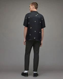 Wholesale 👍 Dean Cropped Slim 🧥 Coated 👖 Jeans 🧥 Coated Jet Black 😉 -Men's Shirts popular shop ME044X 8055 5