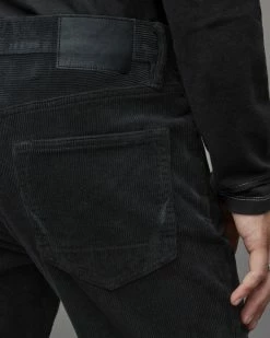 Best Sale 🤩 Rex Slim Corduroy 👖 Jeans Black 🎁 -Men's Shirts popular shop ME050X 5 4