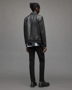 Brand new ⌛ Cigarette Skinny 👖 Jeans Jet Black 🧨 -Men's Shirts popular shop ME065W 451 5