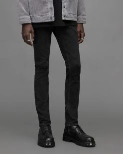 Buy 💯 Cigarette Damaged Skinny 👖 Jeans Black 🔥