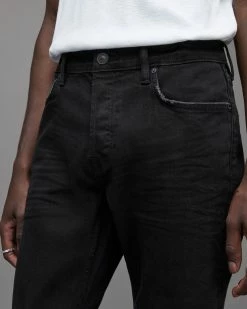 Deals 🤩 Rex Slim 👖 Jeans Jet Black 👍 -Men's Shirts popular shop ME067W 451 3