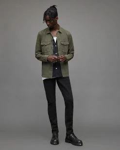 Deals 🤩 Rex Slim 👖 Jeans Jet Black 👍 -Men's Shirts popular shop ME067W 451 4