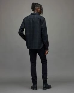 Cheapest ⌛ Cigarette Skinny 👖 Jeans Blue/Black ❤️ -Men's Shirts popular shop ME076W 3885 5