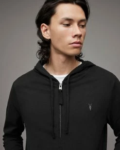 Promo 🥰 Brace Brushed Cotton Hoodie Charcoal Marl 🎉 -Men's Shirts popular shop MF028H 451 4