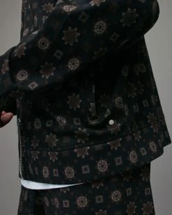 Brand new 😍 Flynn Zip Through Jacket Jet Black 😀 -Men's Shirts popular shop MF057X 451 6