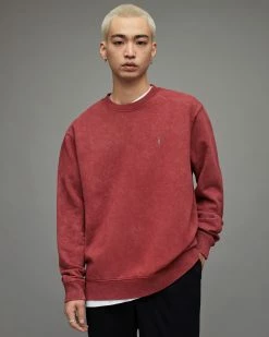 Wholesale 👍 Saka Crew Sweatshirt Auburn Red 🔔