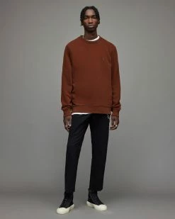 Cheap 👏 Raven Crew Sweatshirt Rosewood Red 😀 -Men's Shirts popular shop MF077X 6834 3