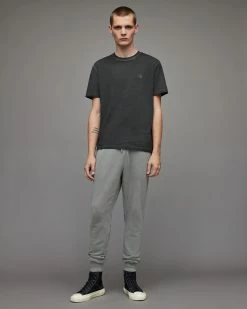 Budget 🤩 Raven Cuffed Slim Sweatpants Stereo Grey 😉 -Men's Shirts popular shop MF086X 8064 4