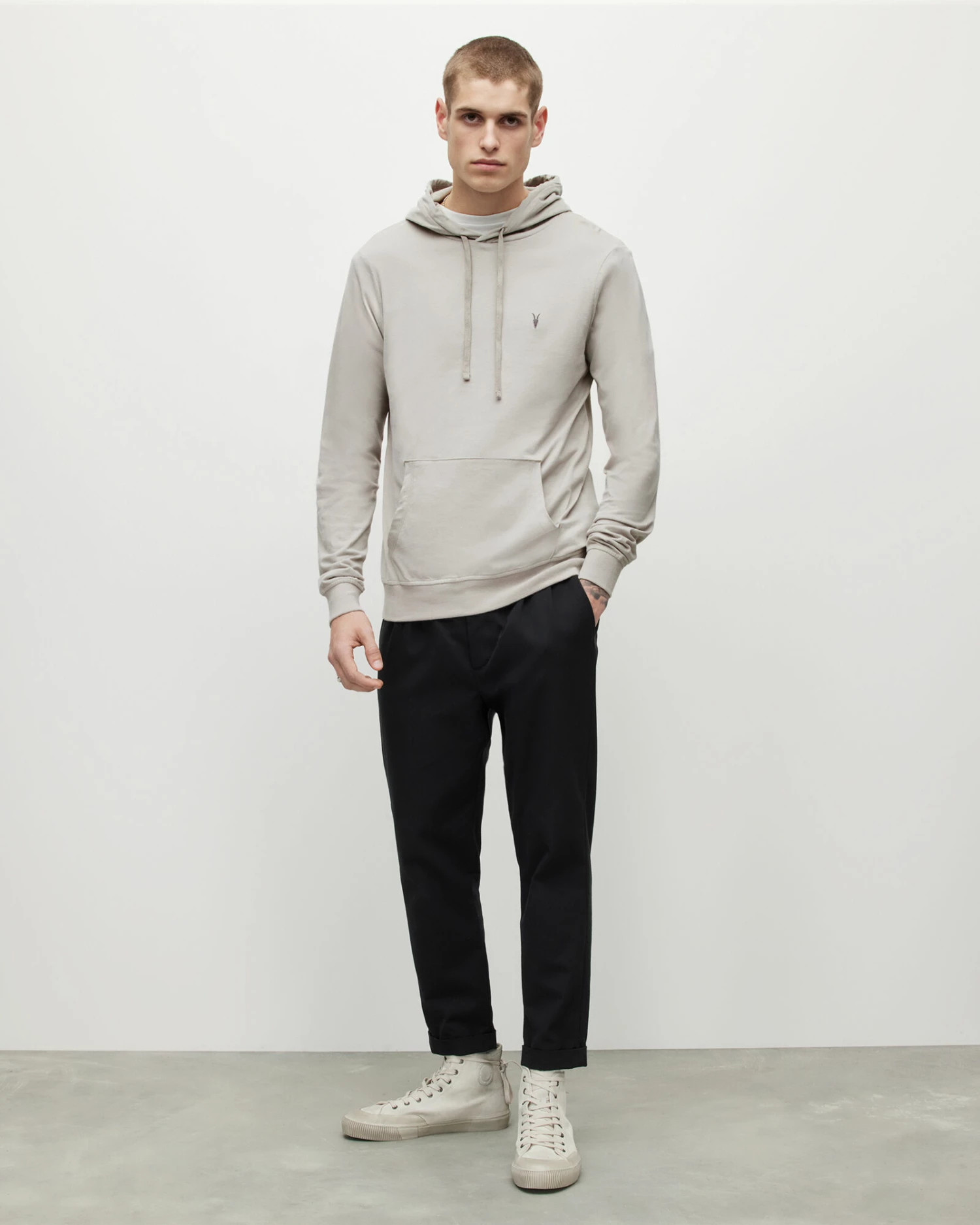 Hot Sale 🥰 Brace Pullover Brushed Cotton Hoodie Winter Grey ✨ 3 Hot Sale 🥰 Brace Pullover Brushed Cotton Hoodie Winter Grey ✨ - Image 3