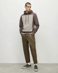 Cheap 😍 Lobke Pullover Hoodie MINK BRWN/GRY 😀 -Men's Shirts popular shop MF095X 8070 3