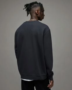 Buy 💯 Refract Crew Sweatshirt True Navy 😉 -Men's Shirts popular shop MG163X 8051 4