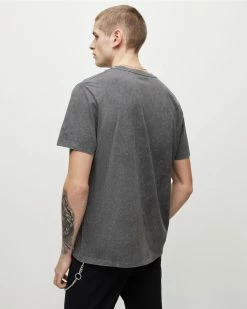 Brand new 🧨 Olson Crew T-Shirt Washed Black 😉 -Men's Shirts popular shop MG165X 162 5