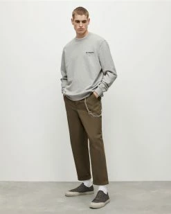 Best reviews of 🥰 Underground Crew Sweatshirt Grey Marl 🎉 -Men's Shirts popular shop MG266Y 107 3