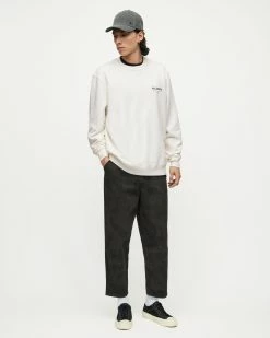 Wholesale 🔔 Underground Crew Sweatshirt Ashen White ✨ -Men's Shirts popular shop MG343X 7266 3