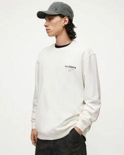 Wholesale 🔔 Underground Crew Sweatshirt Ashen White ✨ -Men's Shirts popular shop MG343X 7266 5