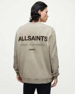 Deals 🎁 Underground Crew Sweatshirt Frosted Taupe ⌛ -Men's Shirts popular shop MG344X 8291 6