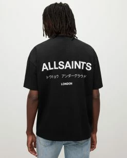 Best reviews of 👍 Underground Crew T-Shirt Jet Black 👏 -Men's Shirts popular shop MG386W 451 5