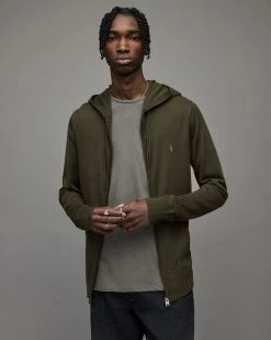 Best deal ⌛ Mode Merino Zip Hoodie Park Green ✔️