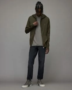 Best deal ⌛ Mode Merino Zip Hoodie Park Green ✔️ -Men's Shirts popular shop MK152X 8042 3