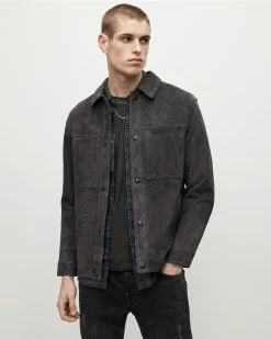 Cheap ✔️ Emley Suede 👚 Shirt Hazy Grey ⭐