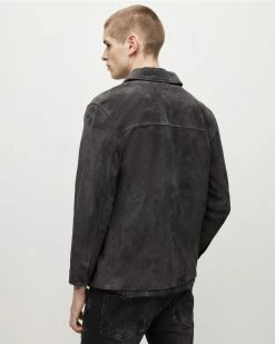 Cheap ✔️ Emley Suede 👚 Shirt Hazy Grey ⭐ -Men's Shirts popular shop ML067X 8072 4 2