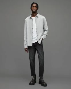 Buy 🛒 Gleason Ramskull Denim 👕 Shirt Grey 🧨 -Men's Shirts popular shop MR008U 7 3