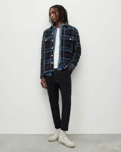 Best Sale ✨ Ludlow Western Denim 👚 Shirt Washed Indigo ❤️ -Men's Shirts popular shop MR010X 449 4 2