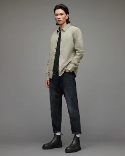 Discount 😉 Staveley Ramskull 👕 Shirt Muted Grey 🎉 -Men's Shirts popular shop MR014X 6169 3