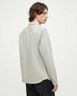 Buy 🔥 Staveley Ramskull 👚 Shirt Winter Grey 👏 -Men's Shirts popular shop MR015X 7913 6