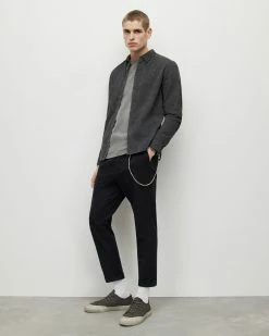 Flash Sale ✨ Lorella Ramskull 👕 Shirt Graphite Blue 😍 -Men's Shirts popular shop MS001Y 8113 3 2