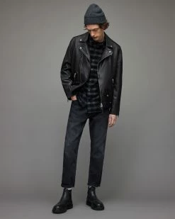 Top 10 👍 Eastburn Corduroy Checked 👚 Shirt Black 😀 -Men's Shirts popular shop MS008X 5 5