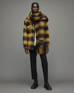 Best deal 😍 Briggs Check 👚 Shirt Yellow 😀 -Men's Shirts popular shop MS017X 9 3